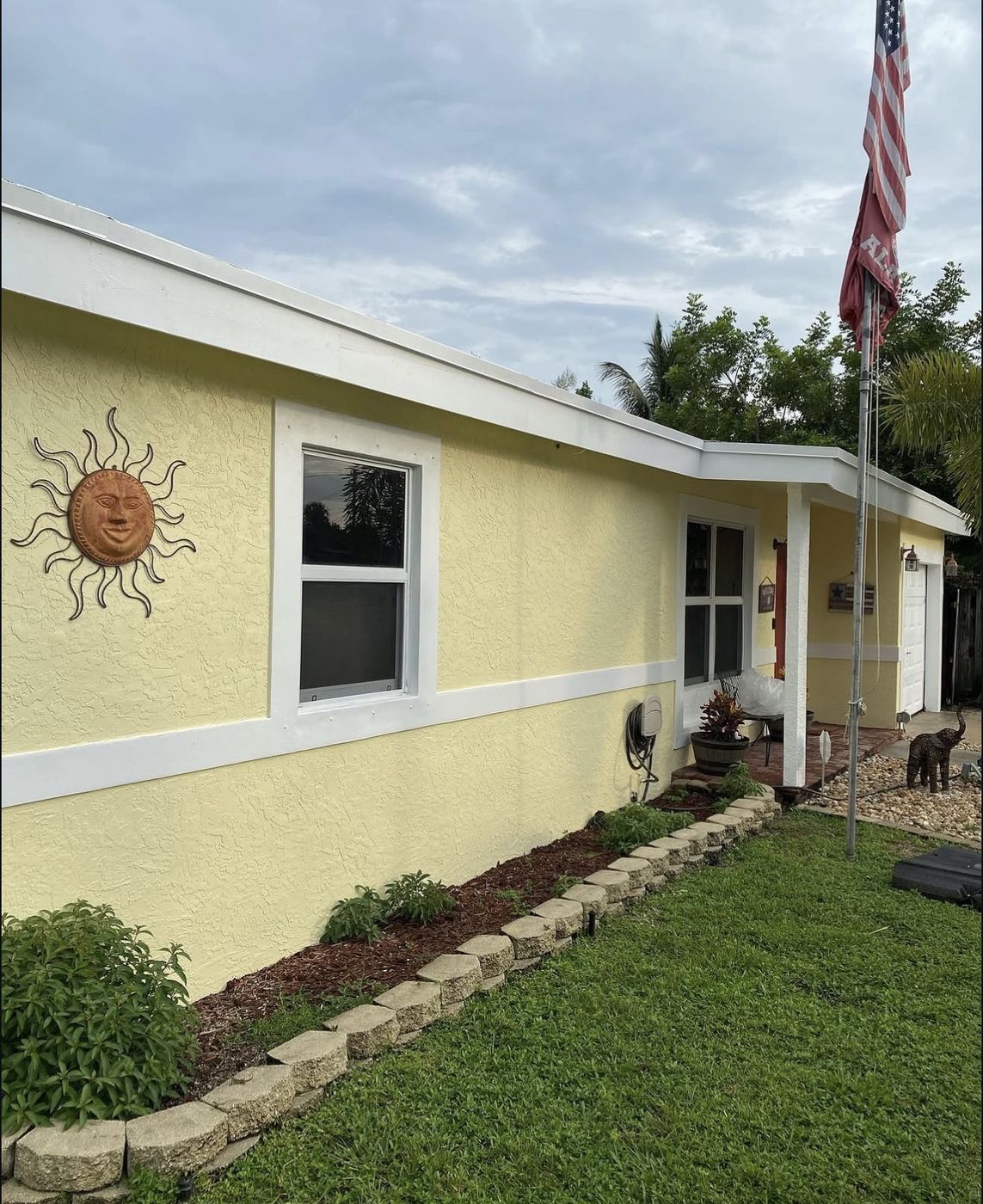 Home exterior after fresh repaint, Orlando FL